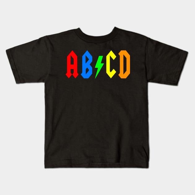 ABCD Kids Kids T-Shirt by dankdesigns
